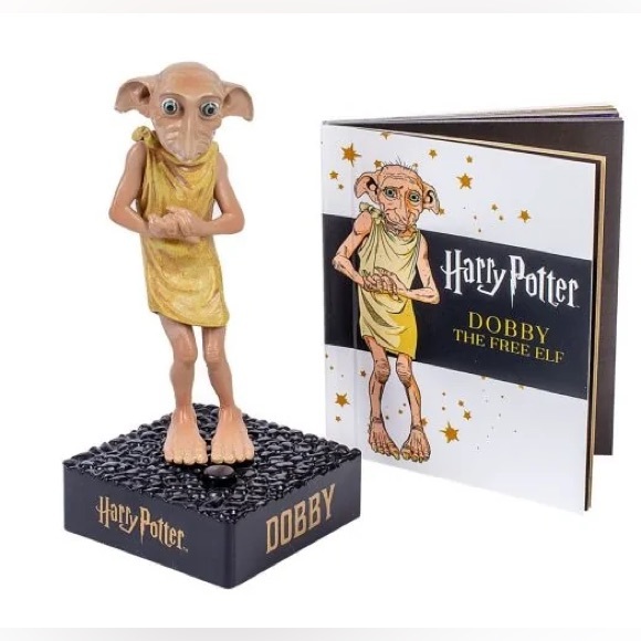 Harry Potter Talking Dobby and Collectible Book Small Gifts Holidays Present. - Picture 1 of 14